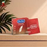  Bao cao su Durex Fetherlite siêu mỏng 52mm hộp 3 cái 