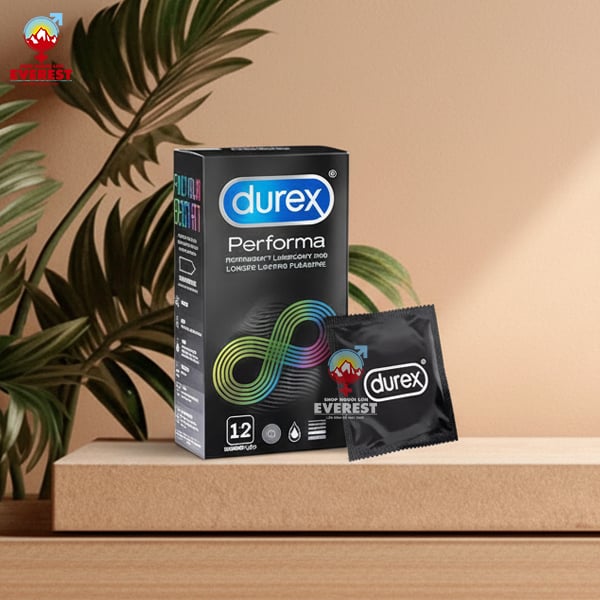  Bao cao su Durex Performa làm mát kéo dài thời gian hộp 12 cái 