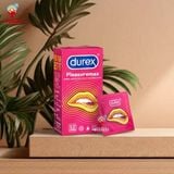  Bao cao su Durex Pleasure Max có gân và chấm nổi hộp 12 cái 