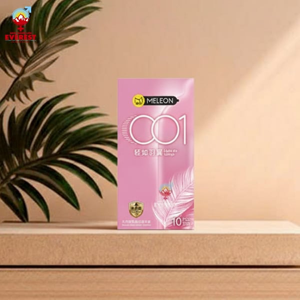  Bao cao su Meleon 001 Light and Wings siêu mỏng nhẹ hộp 10 cái 