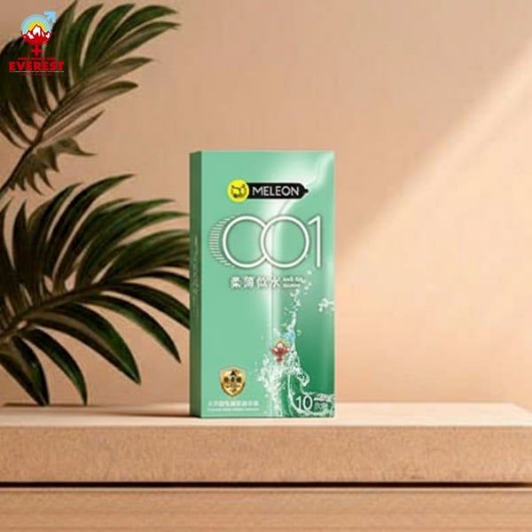  Bao cao su Meleon 001 Soft As Water siêu mỏng Hộp 10 cái 