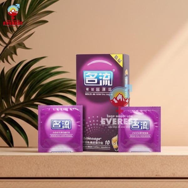  Bao cao su Mingliu Modeled And Super Thin siêu mỏng hộp 10 cái 