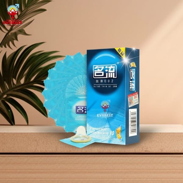  Bao cao su Mingliu Ultra Thin siêu mỏng và mềm mại hộp 10 cái 