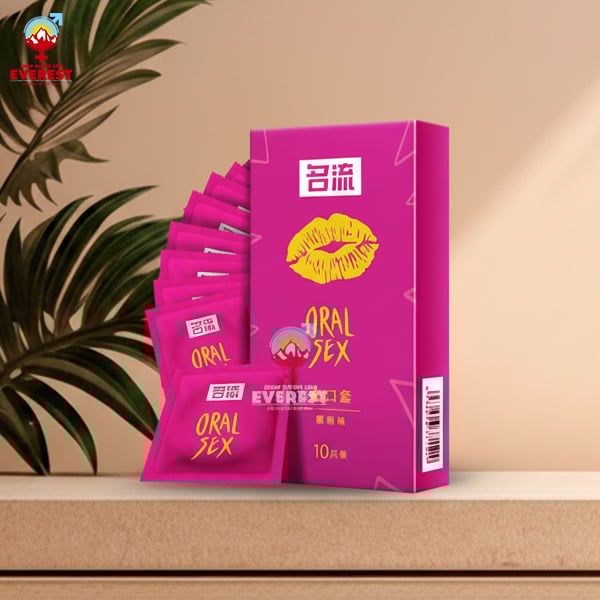 Bao cao su quan hệ bằng miệng Oral Sex hương Cherry hộp 10 cái 