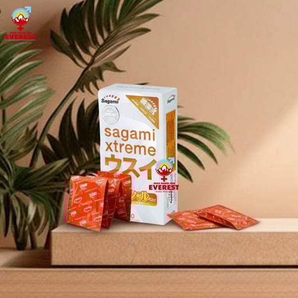  Bao cao su siêu mỏng Sagami Xtreme Super Thin Số 1 Nhật Bản 