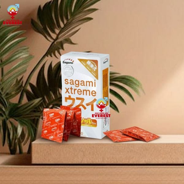  Bao cao su siêu mỏng Sagami Xtreme Super Thin Số 1 Nhật Bản 