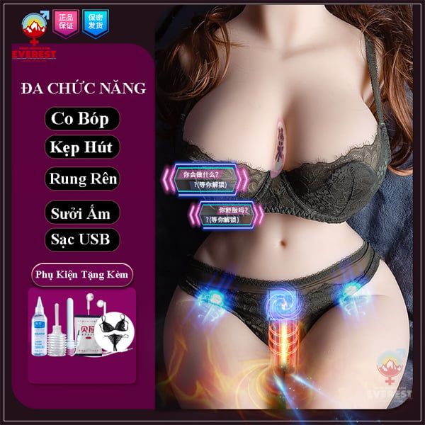  Búp bê tình dục bán thân khung xương đa chức năng 12,5kg giá rẻ 