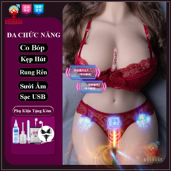  Búp bê tình dục bán thân khung xương đa chức năng 8,5kg giá rẻ 
