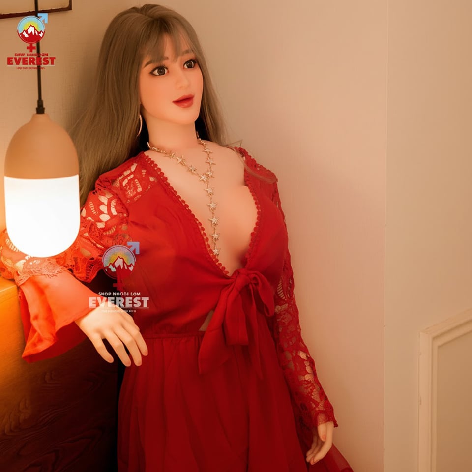  Búp bê tình dục bơm hơi Ribi dáng đứng miệng mở cao cấp 