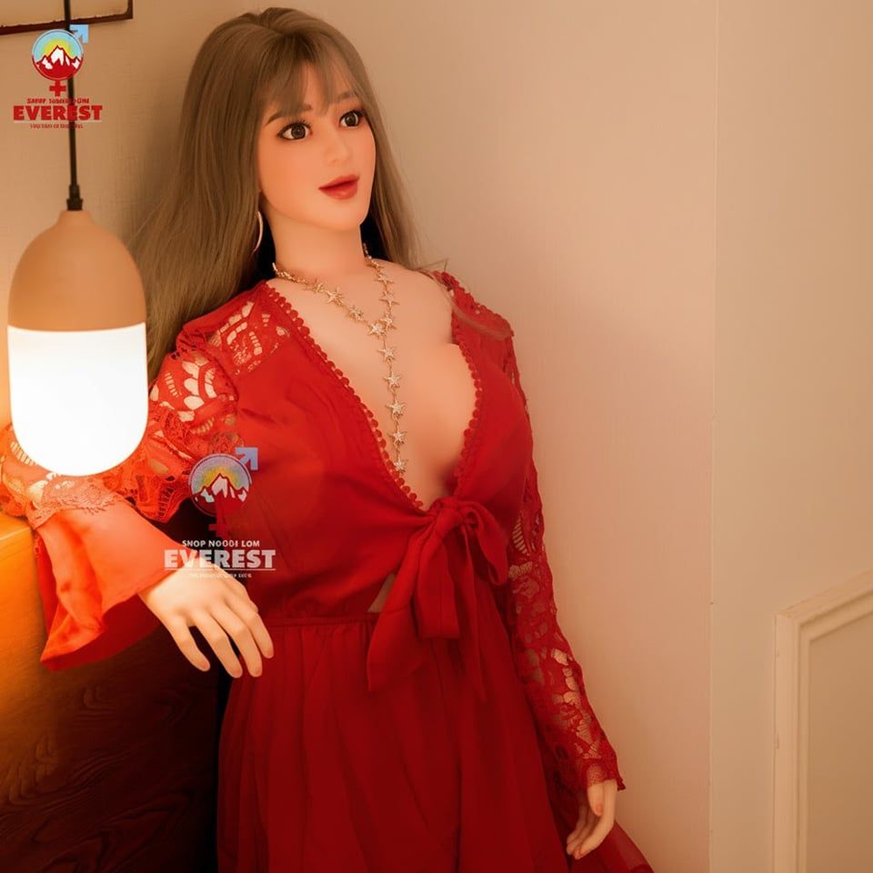  Búp bê tình dục bơm hơi Ribi dáng đứng miệng mở cao cấp 