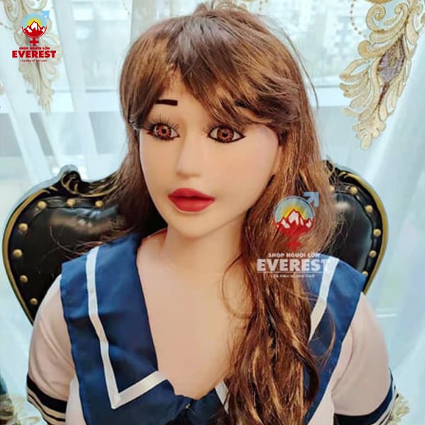  Búp bê tình dục bơm hơi Sophia miệng mở dáng ngồi cao cấp 