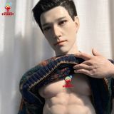  Búp bê tình dục nam Chris nguyên khối silicon cao cấp dành cho nữ 