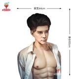  Búp bê tình dục nam Ronin bán thân silicon cao cấp 6 múi 