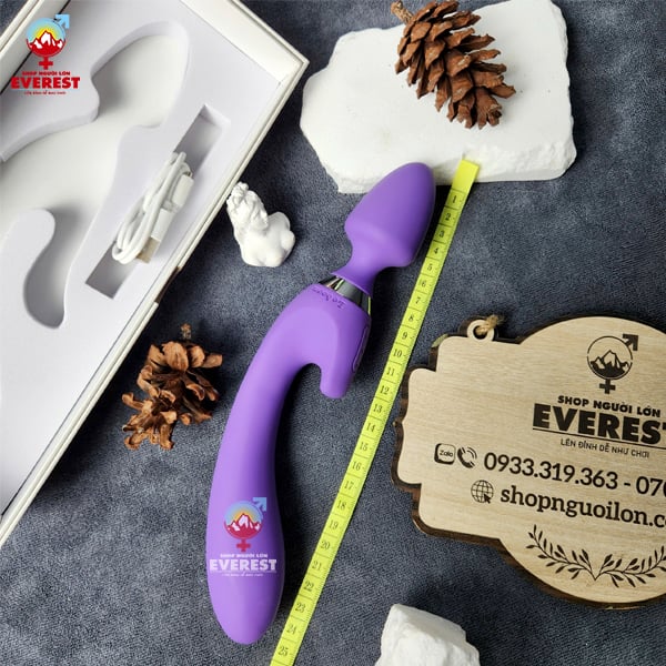  Chày rung tình yêu 2 đầu rung 10 tần số cực mạnh giá rẻ 