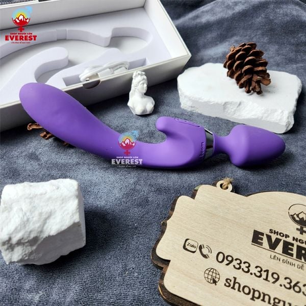  Chày rung tình yêu 2 đầu rung 10 tần số cực mạnh giá rẻ 