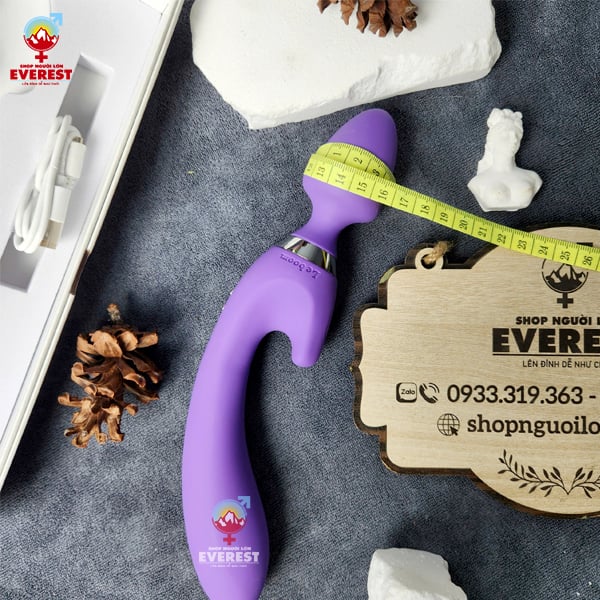  Chày rung tình yêu 2 đầu rung 10 tần số cực mạnh giá rẻ 