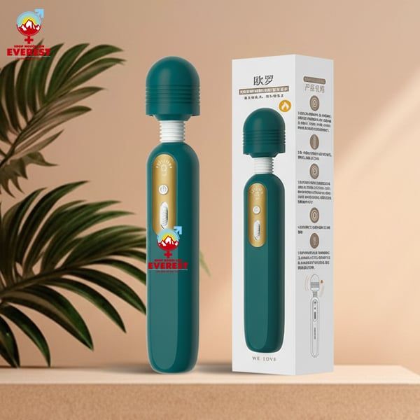  Chày rung tình yêu rung 9 cấp độ kèm tỏa nhiệt 41 độ đèn led 