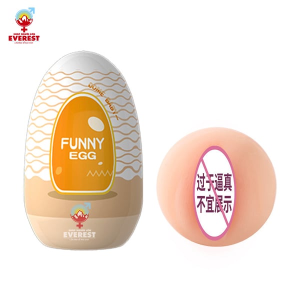 Cốc thủ dâm mini FUNNY EGG ngụy trang trứng gà giá rẻ cho nam 