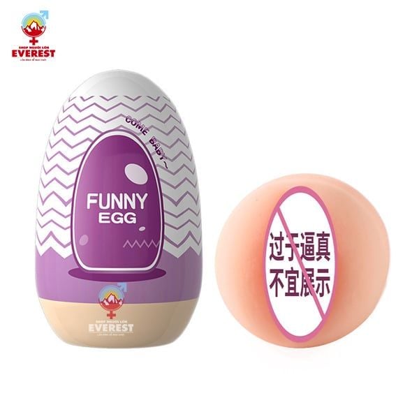  Cốc thủ dâm mini FUNNY EGG ngụy trang trứng gà giá rẻ cho nam 