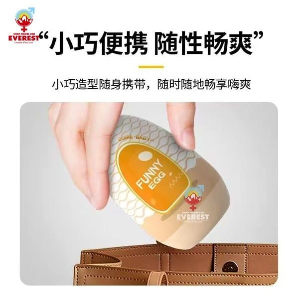  Cốc thủ dâm mini FUNNY EGG ngụy trang trứng gà giá rẻ cho nam 