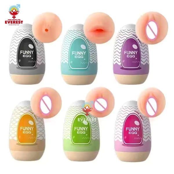  Cốc thủ dâm mini FUNNY EGG ngụy trang trứng gà giá rẻ cho nam 