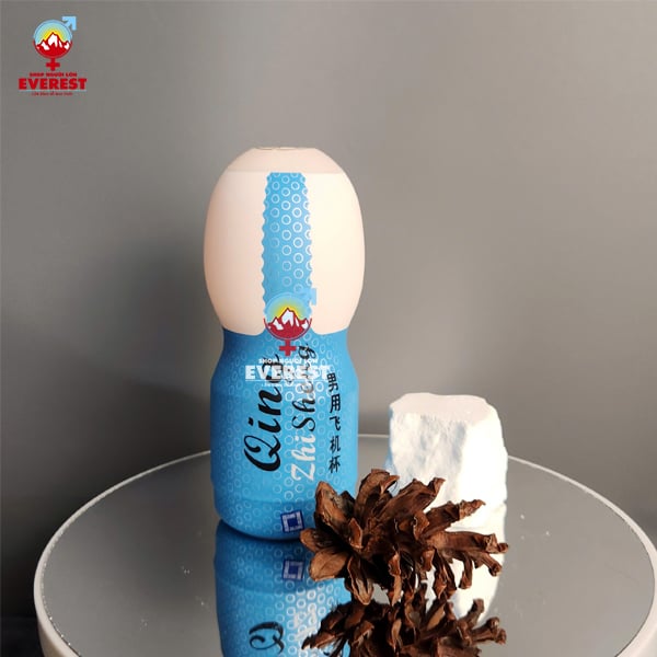  Cốc thủ dâm Qing hình miệng màu xanh trắng giá rẻ cho nam 