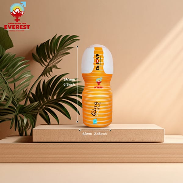  Cốc thủ dâm Qing hình miệng màu cam trắng giá rẻ cho nam 