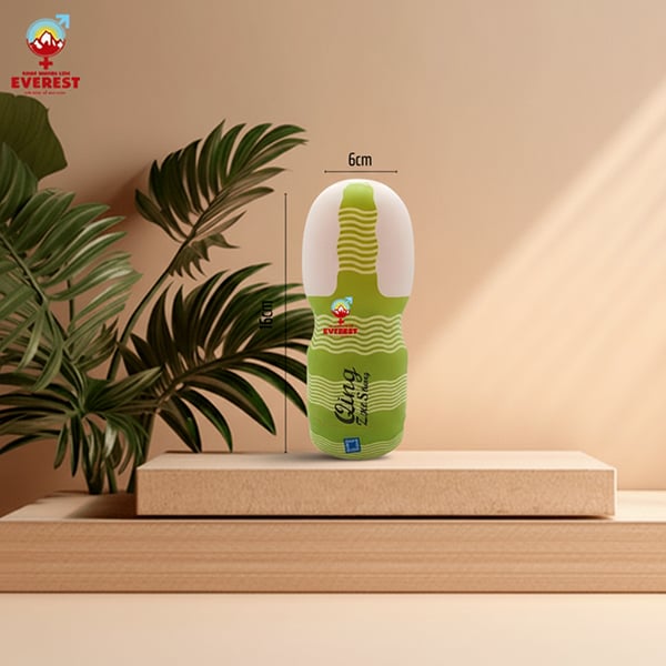  Cốc thủ dâm Qing hình miệng màu xanh lá giá rẻ cho nam 