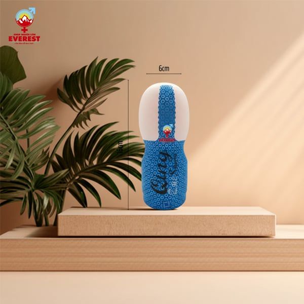  Cốc thủ dâm Qing hình miệng màu xanh trắng giá rẻ cho nam 