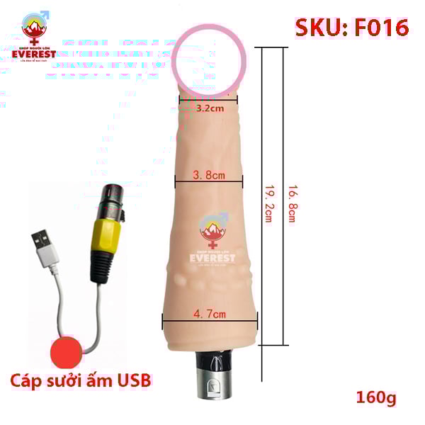  Máy dương vật giả tự động rung thụt cao cấp Machine Gun 