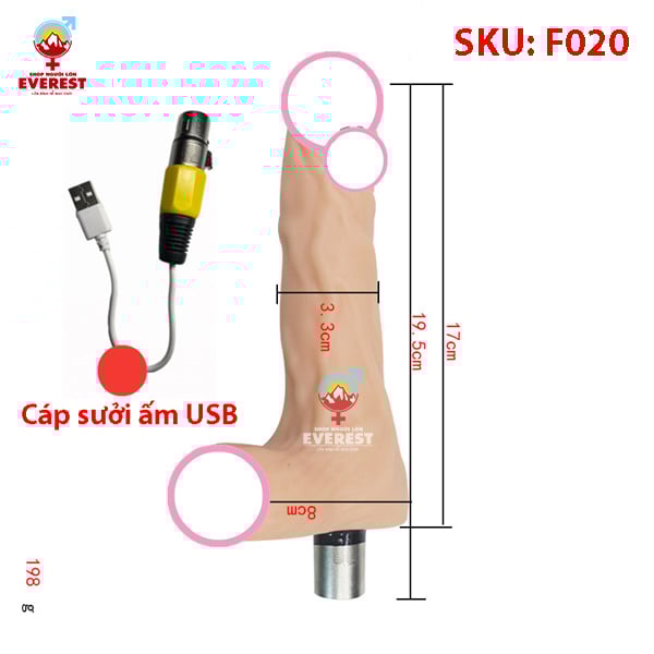  Máy dương vật giả tự động rung thụt cao cấp Machine Gun 