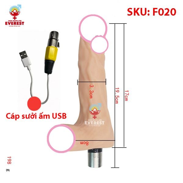  Máy dương vật giả tự động rung thụt cao cấp Machine Gun 