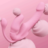  Dương vật giả 3 đầu silicon điều khiển từ xa giá rẻ giành cho nữ 