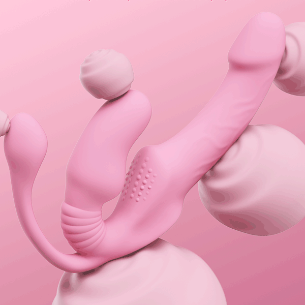  Dương vật giả 3 đầu silicon điều khiển từ xa giá rẻ giành cho nữ 