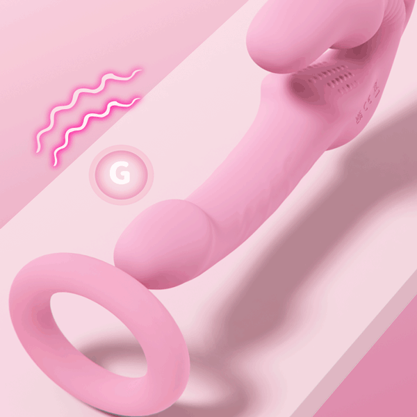  Dương vật giả 3 đầu silicon điều khiển từ xa giá rẻ giành cho nữ 