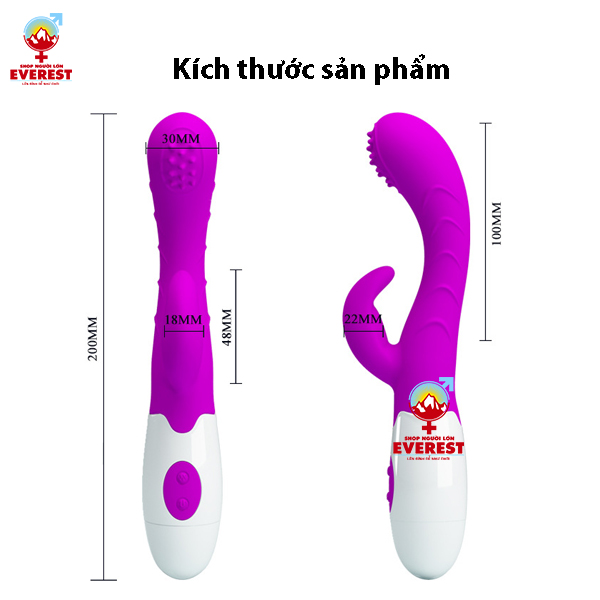  Dương vật giả cầm tay giá rẻ Pretty Love Arthur 30 tần số rung 