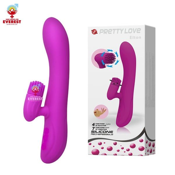  Dương vật giả cầm tay giá rẻ Pretty Love Elton 7 tần số rung 