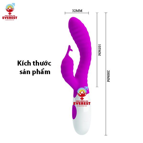  Dương vật giả cầm tay giá rẻ Pretty Love Pete 30 tần số rung 