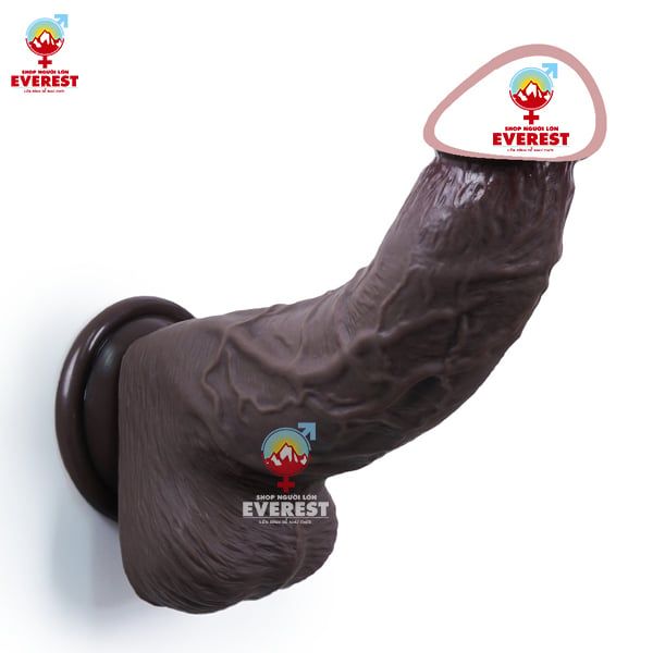  Dương vật giả cầm tay hít tường da đen siêu khủng giá rẻ 