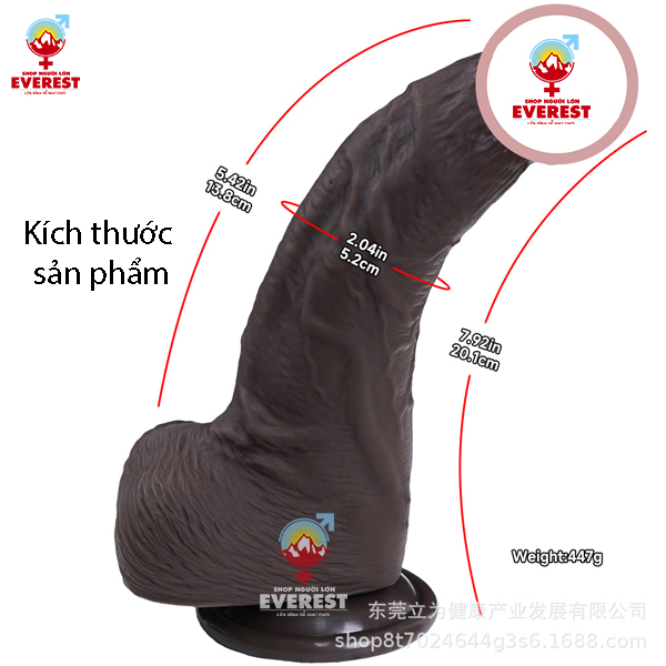  Dương vật giả cầm tay hít tường da đen siêu khủng giá rẻ 