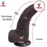  Dương vật giả cầm tay hít tường da đen siêu khủng giá rẻ 