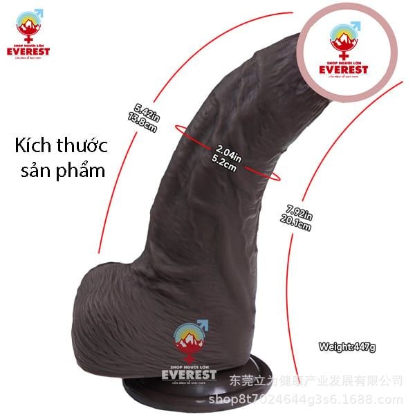  Dương vật giả cầm tay hít tường da đen siêu khủng giá rẻ 