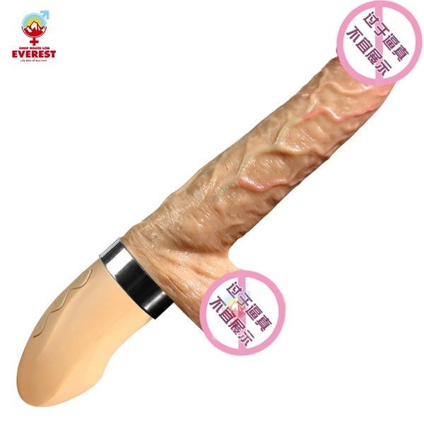  Dương vật giả cầm tay rung thụt 8 tần số kèm tỏa nhiệt thông minh 