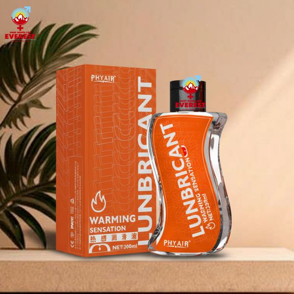  Gel bôi trơn gốc nước nóng ấm Phyair Super Pleasure 200ml 