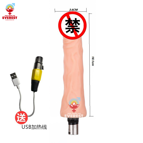  Máy dương vật giả tự động rung thụt điều khiển có dây cao cấp 
