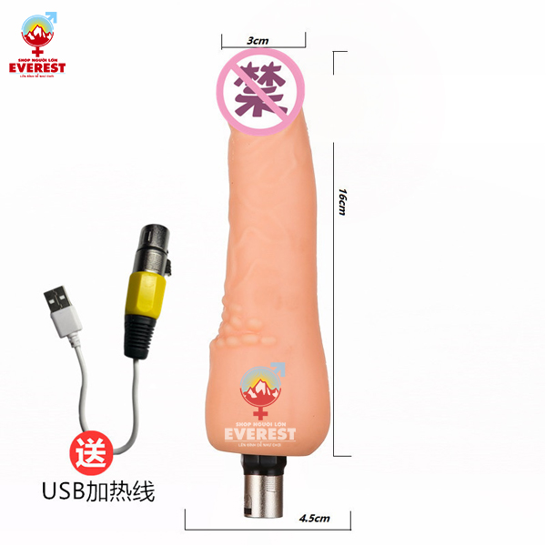  Máy dương vật giả tự động rung thụt điều khiển có dây cao cấp 