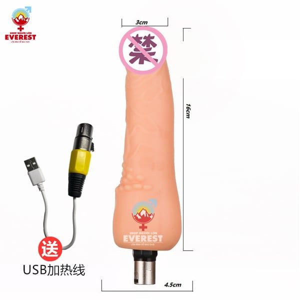  Máy dương vật giả tự động rung thụt điều khiển có dây cao cấp 