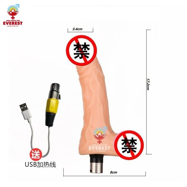  Máy dương vật giả tự động rung thụt điều khiển có dây cao cấp 