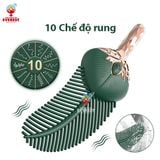  Máy massage kích thích điểm G hình lá cây rung 10 tần số 