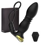  Máy rung thụt kích thích hậu môn, âm đạo điều khiển từ xa không dây 